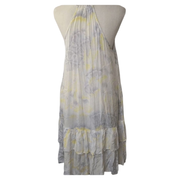 Free People Dresses & Skirts - Free People Boho Water Color Ruffle Dress